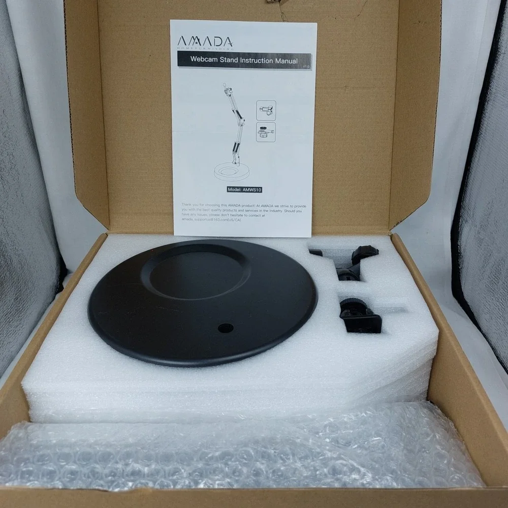 NEW Amada Webcam Stand for Live‎ Streaming Camera Mount Model AMWS10 - NIB